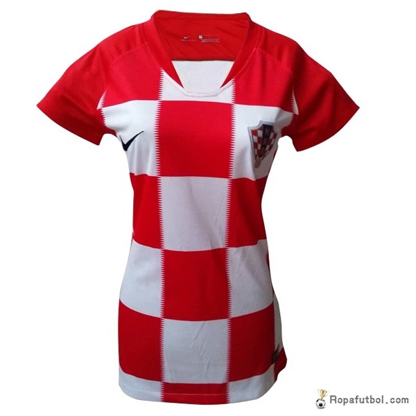 Camiseta Croatia Replica Primera Ropa Mujer 2018 Rojo